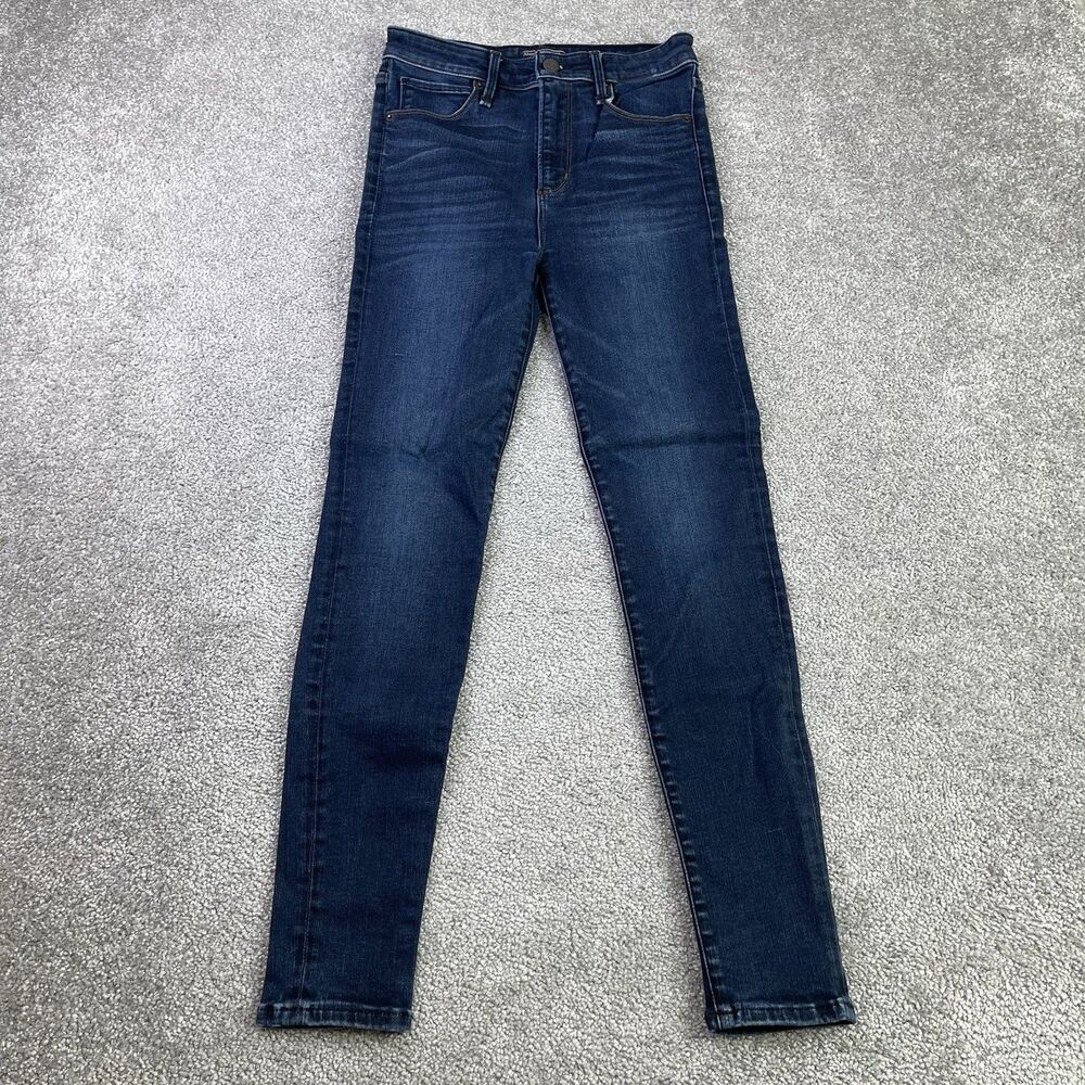 Abercrombie & Fitch Simone Jeans Women’s 25 Short Skinny High Rise Dark Wash